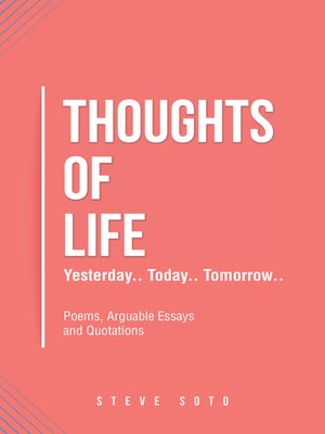 cover image of Thoughts of Life